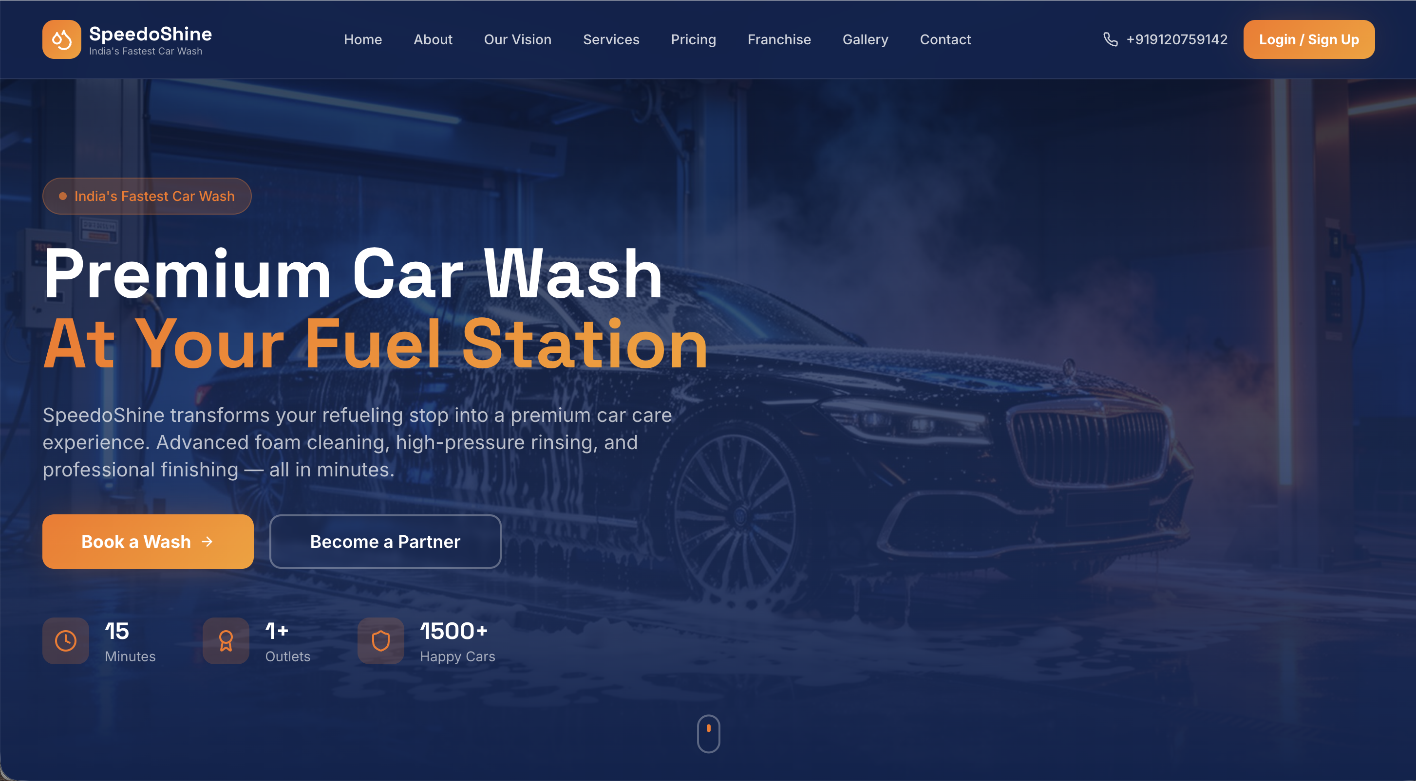 Speedoshine — India’s Fastest Car Wash