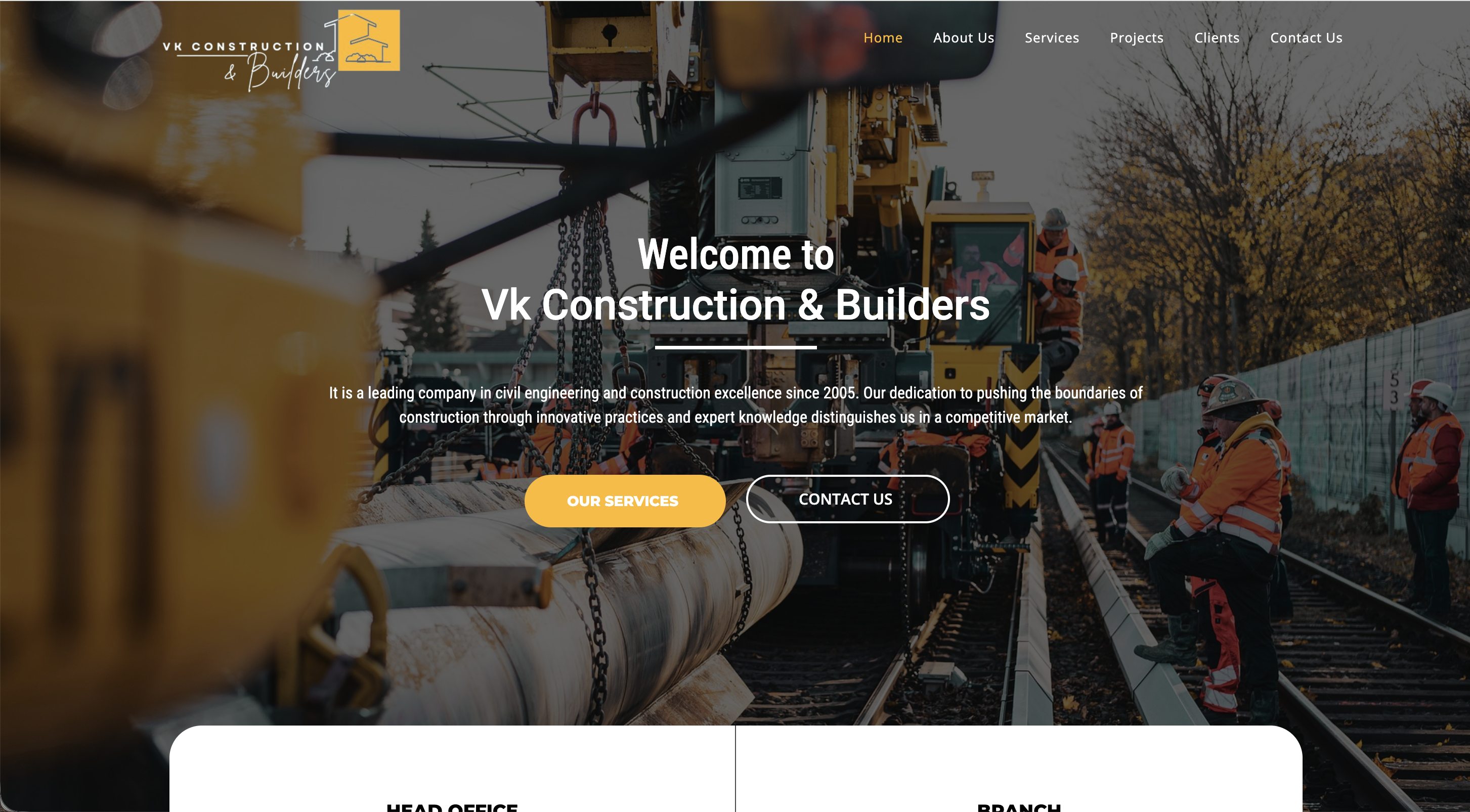 VK Construction & Builders — Building Trust. Engineering Excellence.
